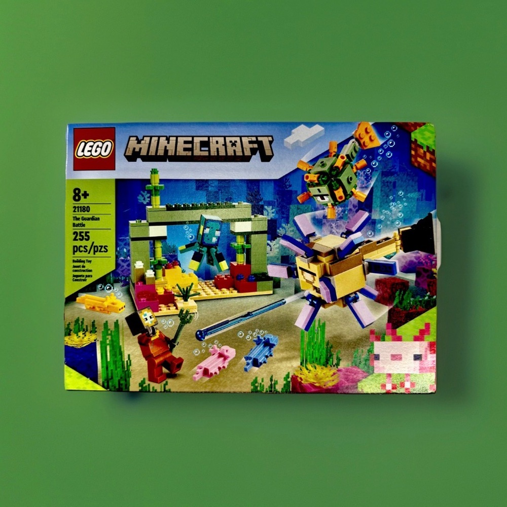 LEGO Minecraft: Guardian Battle (21180) Axolotl | NEW / FACTORY SEALED | RETIRED